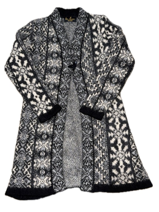 leo peressi Sweaters - LEO PERESSI 100% Alpaca Cozy Sweater | Shark Tooth Toggle Cardigan Sweater | S